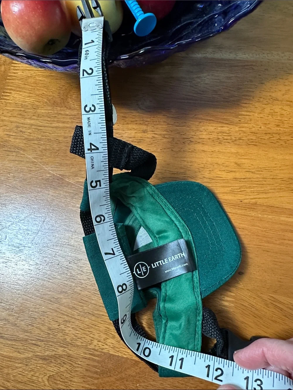 Little Earth Green Bay Packers Dog Hat with Emblem. Size XS